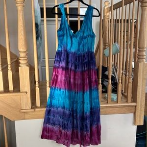 Tie dye maxi